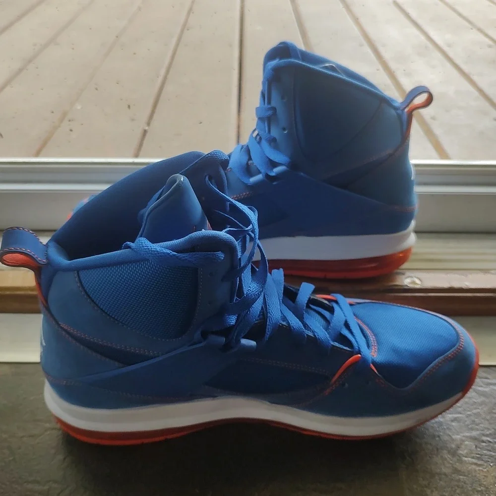 Jordan Flight Origin 2 Mens‎ Sport Blue Team Orange Basketball Shoes 705155-406
